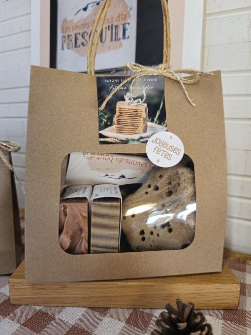 Coffret savons & éponge de mer